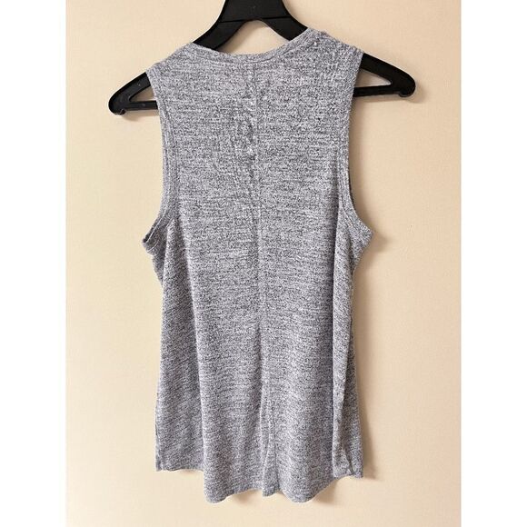 Merona Womens Sleeveless Crew Neck Muscle Tank Top Grey Sz S - Picture 3 of 5